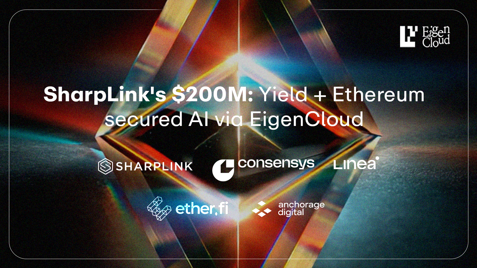 With $200M Deployment, SharpLink Taps EigenCloud to Generate ETH Yield and Secure Ethereum-Based AI
