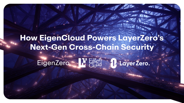 EigenZero: How EigenCloud Infrastructure Powers LayerZero Next-Generation Cross-Chain Security